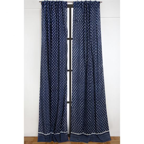 Nagina Indigo Curtain